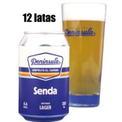 Peninsula Senda Gluten Free Lager 12x33cl - MilCervezas