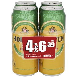 Holsten Pils Premium Lager 4x500ml (Price Marked £6.39) - Fountainhall Wines