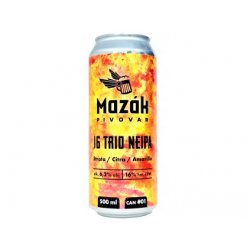 Mazák - 16°Trio NEIPA - 0,5l plech 6,2% alk. - Beer Butik