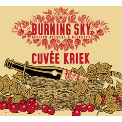 Burning Sky  Frederiksdal - Cuvee Kriek - 6.5% Barrel Aged Cherry Mixed Fermentation Beer - 750ml Bottle - The Triangle