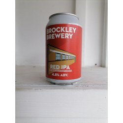 Brockley Red IPA 4.8% (330ml can) - waterintobeer