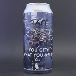 360 Degree Brewing Company - You Get What You Need - 8% (440ml) - Ghost Whale