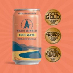 Athletic Free Wave Hazy IPA 2412oz cans - Beverages2u