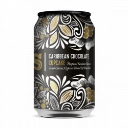 Siren Craft Brew - Caribbean Chocolate Cupcake - 5.4% Tropical Session Stout with Cacao Nibs & Cypress Wood - 330ml Can - The Triangle