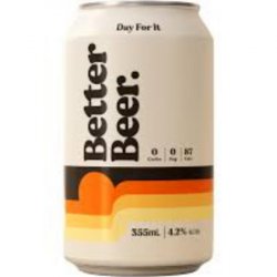 Better Beer Zero Carb Lager Cans - Beer Store Australia