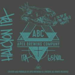 Apex Brewing Company Halcyon IPA