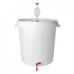 Fermentador de plástico (30 L) - La Cabaña del Cervecero