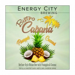 ENERGY CITY BREWING Bistro Cabana 0,47l - Biertipp