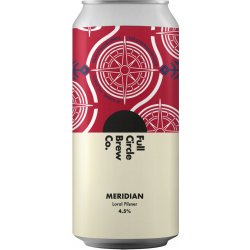 Full Circle Meridian Lager   - Quality Drops Craft Beer