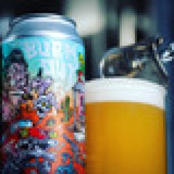 Northern Monk X Overtone X Bobbi Abbey ~ BURNOUT ~ YCH303 Cryo, Cascade, Citra, Simcoe & Mosaic NEDIPA 8.2% 440ml - Husk Beer Emporium