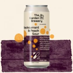 The Garden Blackcurrant & Peach Sour  Prizm Collab (FR) - The Garden Brewery