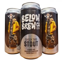 Below Brew - Check This Stout - Little Beershop