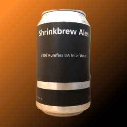 Shrinkbrew Ales #108 Rumfass BA Imp. Stout 0.33l - Biertipp