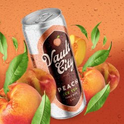 Vault City - Peach Ice Tea Table Sour  - 3.4% Peach Sour - 330ml Can - The Triangle