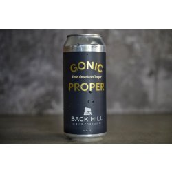 Back Hill Beer Company - Gonic Proper - addicted2craftbeer