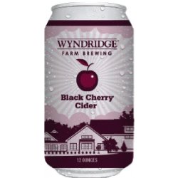 Wyndridge Farm Black Cherry Cider 6 pack 12 oz. Can - Petite Cellars