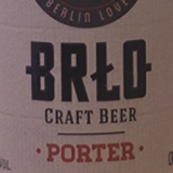 BRLO Baltic Porter - Bierlager