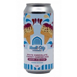 Vault City White Chocolate Cherry Cheesecake Double Scoop - Hoptimaal