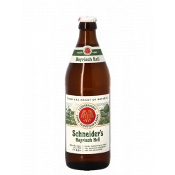 SCHNEIDER’S BAYRISCH HELL - New Beer Braglia