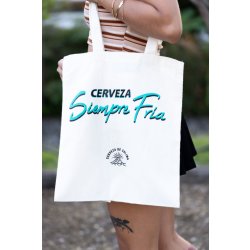 BOLSO TOTE 100% ALGODON CARRITO PALETERO - Cervecería de Colima