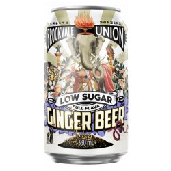 Brookvale Union Low Sugar Ginger Beer Cans 24 x 330ml (Carton) - Bayfields