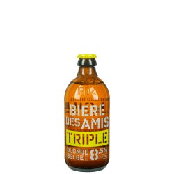 Biere des Amis Triple 33Cl - Belgian Beer Heaven