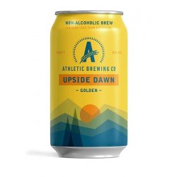 Athletic Brewing- Upside Dawn Golden Ale Non-Alcoholic 0.5% ABV 330ml Can - Martins Off Licence