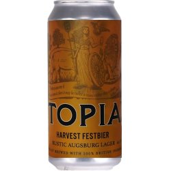 Utopian Harvest Festbier Rustic Augsburg Lager 440ml (5.5%) - Indiebeer