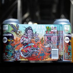 Northern Monk  Bobbi Abbey  Overtone - Burnout - 8.2% Hazy DIPA - 440ml Can - The Triangle