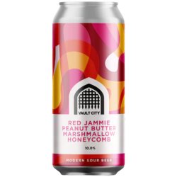 Vault City Red Jammie Peanut Butter Marshmallow Honeycomb Imperial Sour 440ml (10%) - Indiebeer