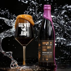 Galway Bay X La Pirata Brewing Sixty Ships Down Barrel Aged Imperial Stout 50ml bottle 12% - Martins Off Licence