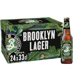 Brooklyn Lager 24 x 330ml Bottles - Liquor Library