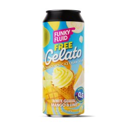 Funky Fluid Free Gelato: White Guava, Mango & Lime