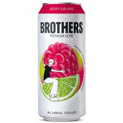 Brothers Premium Cider Berry Sub-Lime 10 x 500ml Cans - Liquor Library