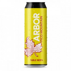 Arbor - Pico Mountain - Table NEIPA - 3.4% - 568ml Pint Can - MK Biergarten