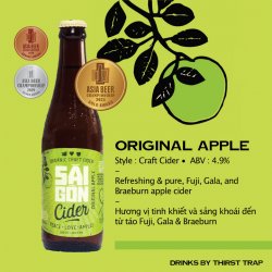 SAIGON CIDER - ORIGINAL APLLE - Thirst Trap