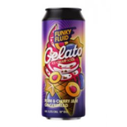 Funky Fluid Gelato: Plum & Cherry Jam Gingerbread