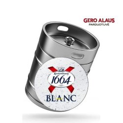 Pilstomas alus Kronenbourg 1664 BLANC (statinėmis) - Gero Alaus Parduotuvė