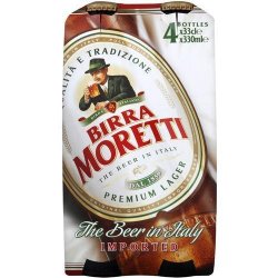 Birra Moretti 4x330ml - Fountainhall Wines