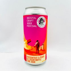 New Bristol Brewery. Peach & Passionfruit Ice Cream Sour [Sour] - Alpha Bottle Shop & Tap