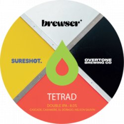 Polly;s Brew Co x Sureshot x Overtone  Tetrad  8% - The Black Toad