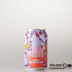 Gebrouwen Door Vrouwen  GoGo Grapefruit Session IPA 33cl Blik Glutenvrij - Melgers