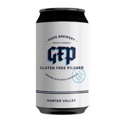 Hope Brewery Gluten Free Pilsner Hope Brewery Gluten Free Pilsner