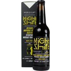 HORIZONT Brewing Night Shift Vintage 2024 - Russian Imperial Stout Aged In Tennessee Whiskey Barrels
