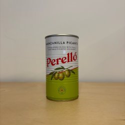 Perelló Manzanilla Picante Olives (150g Can) - Leith Bottle Shop