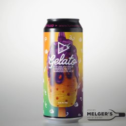 Funky Fluid  Gelato Ice Cream Sour Passion fruit, Mango & Peach 50cl Blik - Melgers