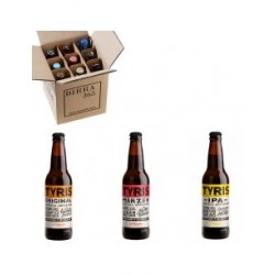 Caja de 9 cervezas artesanas Tyris con 3 estilos diferentes  Birra365 - Birra 365