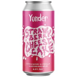 Yonder Strawberry Cheesecake Pastry Sour 440ml (6.5%) - Indiebeer