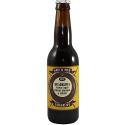 Grutte Pier Brouwerij Vatgerijpt #27 QUADRUPEL MAPLE SYRUP WHISKY BOURBON SHERRY