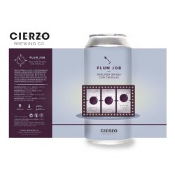 Cierzo Plum Job  Berliner Weisse con ciruelas(Pack de 12 latas) - Cierzo Brewing